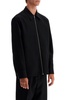 JIL SANDER Minimalist Zippered Wool Overshirt