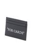 Off-White Bookish Card Holder With Lettering Men