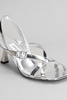 Jess 65 Sandals In Silver Leather