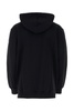 Black Cotton Stretch Sweatshirt