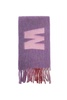 Scarf With Logo Scarves Purple