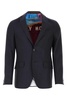 Navy Blue Linen Blazer