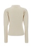 ribbed-knit cashmere jumper