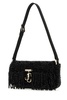 Jimmy Choo Avenue Bead-Embellished Foldover Top Mini Shoulder Bag