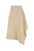 Bottega Veneta Woman Sand Cotton Skirt