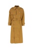 Vetements Unisex Camel Cotton Oversize Trench Coat