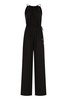 Ubi silk satin-trimmed jersey jumpsuit