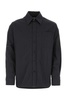 Bottega Veneta Man Midnight Blue Cotton Blend Shirt