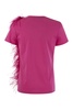 Max Mara Studio Lappole - Jersey T-Shirt With Feathers