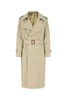 Cappuccino Cotton Blend Trench Coat