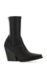 Black Alter Mat Ankle Boots