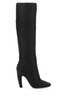 Bottega Veneta Woman Black Leather Canalazzo Boots