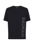 Black T-shirt With Embossed Logo