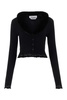 Blumarine Woman Black Viscose Blend Cardigan