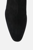 Saint Laurent Man Black Suede Wyatt Ankle Boots