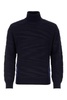 Midnight Blue Wool Blend Sweater