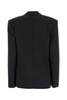 Charcoal stretch polyester blend blazer