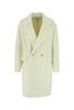 Bottega Veneta Woman Ivory Wool Blend Coat