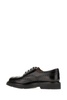 Black Leather Lace-up Shoes