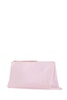 Jil Sander Woman Pastel Pink Leather Medium Clutch