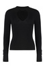 Pinko Rabbocco Knitted Wool-Blend Top