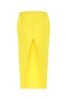 Prada Woman Yellow Satin Skirt