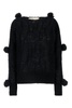 Black mohair blend sweater