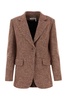 Chloe Ladies Tweed Knit Tailored Blazer Jacket