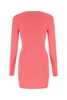 Fendi Woman Fluo Pink Viscose Blend Mini Dress