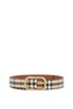 Burberry Ered Fabric Belt With Coating Women