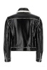 Amiri Button-Up Long Sleeved Leather Jacket