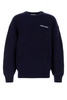 Marine Serre Man Ms Half Cardigan Knit Crewneck Sweater