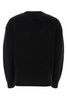 Marine Serre Man Black Wool Blend Sweater