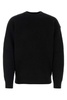 Marine Serre Man Black Wool Blend Sweater