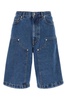 Palm Angels Man Denim Bermuda Shorts