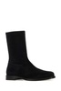 Dries Van Noten Man Black Calfhair Ankle Boots