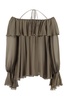 Blumarine Ruffled Silk Blouse