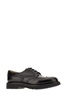 Black Leather Lace-up Shoes