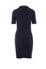 Fendi Logo Ribbed Cotton Dress