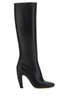 Bottega Veneta Woman Black Leather Canalazzo Boots