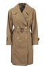 'S Max Mara Vtrench - Drip-Proof Cotton Twill Over Trench Coat