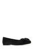 Black Satin Varina Ballerinas