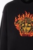 Medusa Flame-embroidered cotton sweatshirt