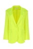 Fluo Yellow Satin Racer Blazer