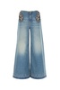 Stella McCartney Embellished Frayed Detailed Jeans