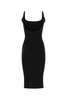 Black stretch nylon dress