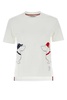 Thom Browne Woman White Cotton T-Shirt