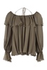 Blumarine Ruffled Silk Blouse