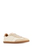 Ivory Suede Sneakers