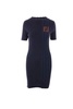 Fendi Logo Ribbed Cotton Dress